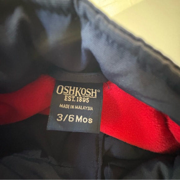 OshKosh B'gosh Black and Blue Baby Vest - Picture 4 of 6